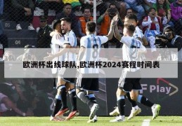 欧洲杯出线球队,欧洲杯2024赛程时间表