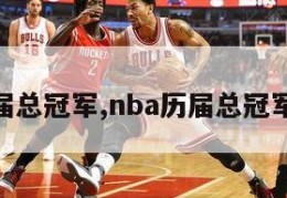 nba历届总冠军,nba历届总冠军一览表