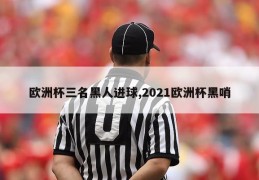 欧洲杯三名黑人进球,2021欧洲杯黑哨