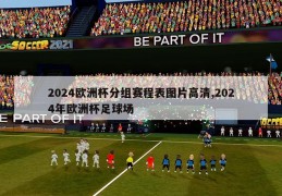 2024欧洲杯分组赛程表图片高清,2024年欧洲杯足球场