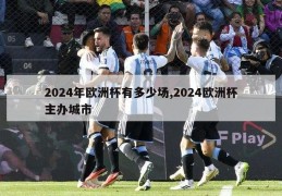 2024年欧洲杯有多少场,2024欧洲杯主办城市