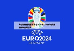 年欧洲杯预选赛赛程时间表,2021年欧洲杯预选赛比赛