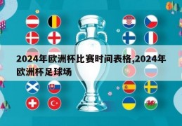 2024年欧洲杯比赛时间表格,2024年欧洲杯足球场