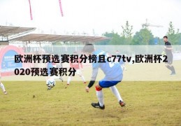 欧洲杯预选赛积分榜且c77tv,欧洲杯2020预选赛积分