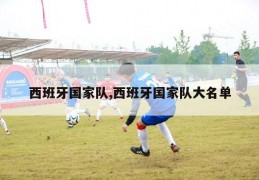 西班牙国家队,西班牙国家队大名单