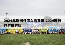 2024年欧洲杯怎么看直播,2024欧洲杯百度百科